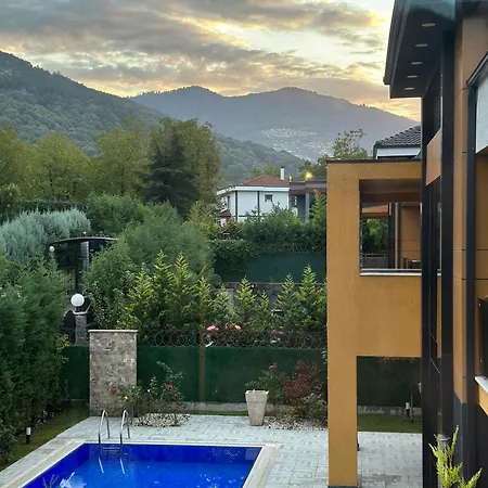Private With Heated Pool In Villa Sapanca